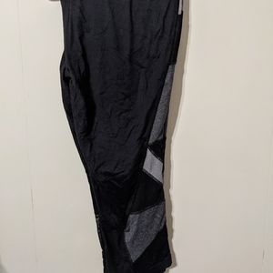 Grey and black women's leggings